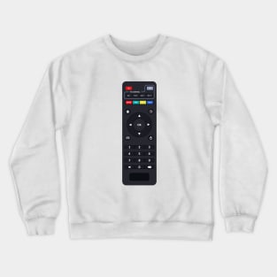 Remote control for TV or media center. Crewneck Sweatshirt